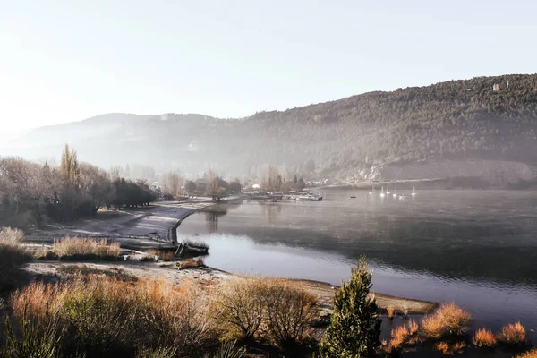View of Lake Lacar in the province of Neuquen in Argentina
