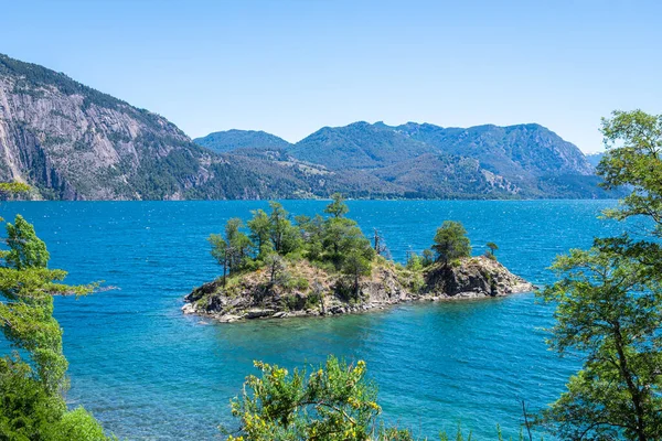 Panoramic view of san martin de los andes lake
